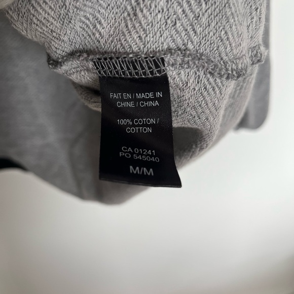 Le 31 Gray Lace-Up Long Sleeve Shirt size medium - Picture 4 of 5